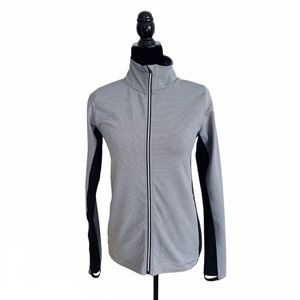 Splits59 Transitional Full Zip Thumbhole Long Sleeve Pocket Jacquard Jacket S